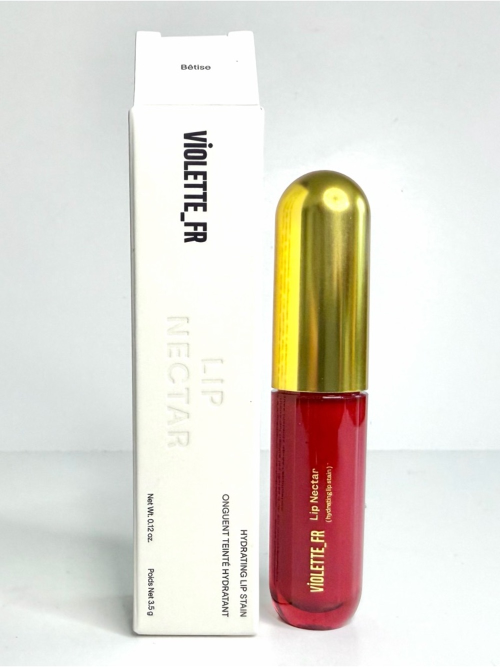 VIOLETTE_FR Lip Nectar Hydrating Lip Stain  
Betise